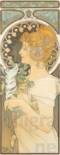 Mucha ruud poster 50x70cm - ruud-poster,