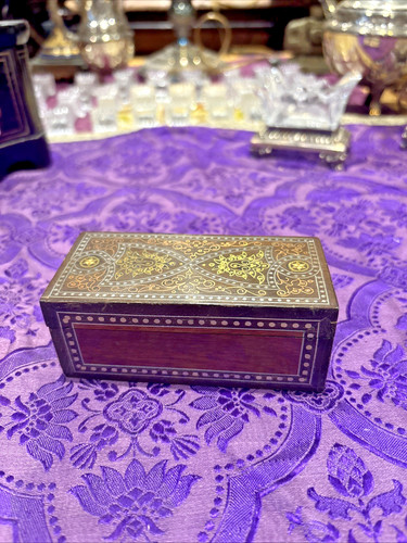 Boite coffret marqueterie - boite,