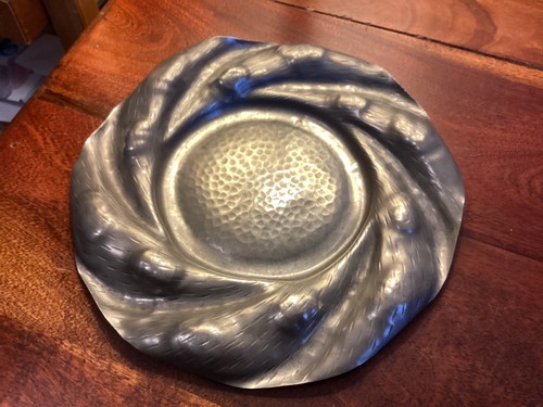 Vintage art deco plat - art, rond