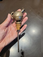 Ancien doseur à bar, boule à diffuseur de boisson en métal argenté Ideal