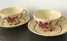 2 DÉJEUNERS ANCIENS FAÏENCE