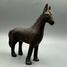 Ancienne figurine romaine en bronze poney cheval ferme animal - 1er siècle ap...