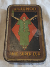 BOITE FER ABSINTHE  A. JUNOD ANIS SUPERIEUR COMPLET IVRY PORT BEAUCAIRE