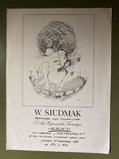 Pospectus Séance de Dédicace Siudmak Lyon 1984