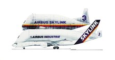 Poster Guppy et Beluga Airbus