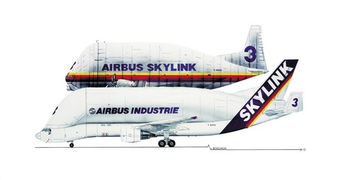 Poster guppy beluga - et, airbus
