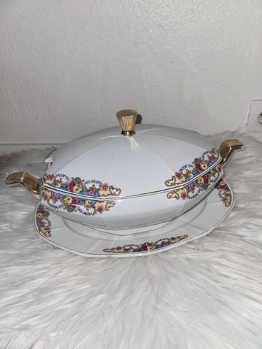 Soupière vintage avec - soupière,
