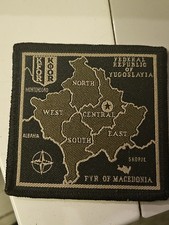Insigne Tissu Militaire Opex Kosovo OTAN Kfor Patch Ecusson