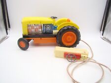 CLIM - TRACTEUR AVEC REMORQUE TELEGUIDE - N° 702 - BOITE - JOUET ANCIEN -