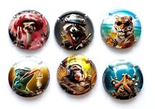 News -Série de 6 Capsules de champagne Générique (Animaux en fête)