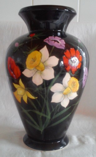 Henriot quimper vase à - :,