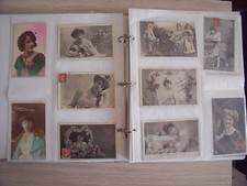 Classeur de 113 CPA  sur le thème de la bonne fêtes