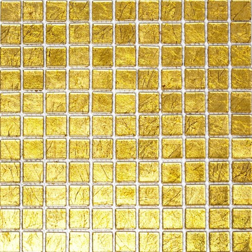 Pâte verre structure - verre, or