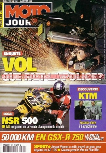 Moto journal 1501 - moto, essai