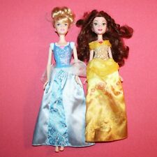 Lot de 2 poupées Barbie Disney Cendrillon et Belle