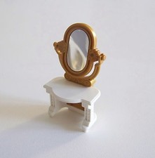 PLAYMOBIL (H356) PRINCESSES - Meuble Coiffeuse Blanche & Miroir Doré 3020 4253