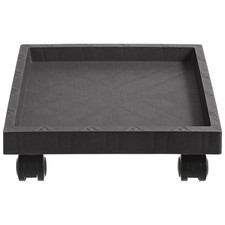  Support À Roulettes Pour Plantes Carré Pot De Fleur Accessoires Terrasse