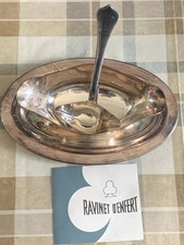saucière métal argenté