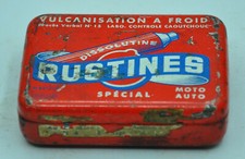 Ancienne boite de rustines publicitaire spécial moto auto collection garage