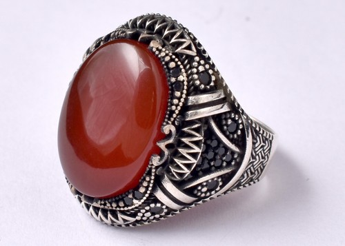 Bague unisexe argent - en,