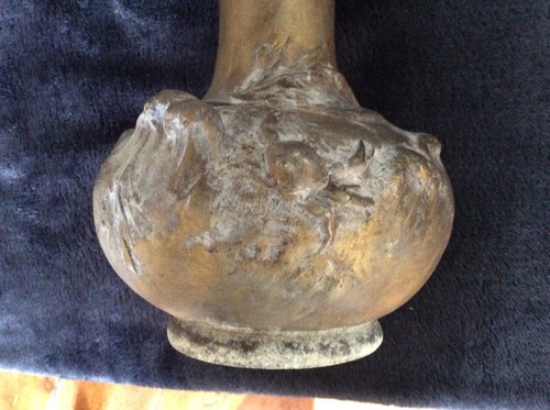 Grand vase col -  art, nouveau