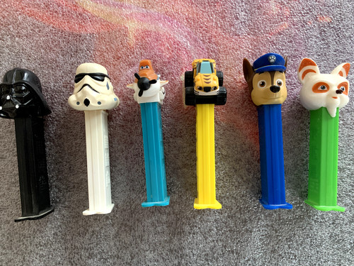 Lot distributeurs pez - de, 6