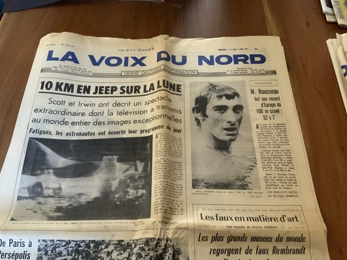 Lot journaux apollo 15 - lot,