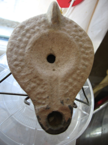 Lampe huile romaine - lampe, a