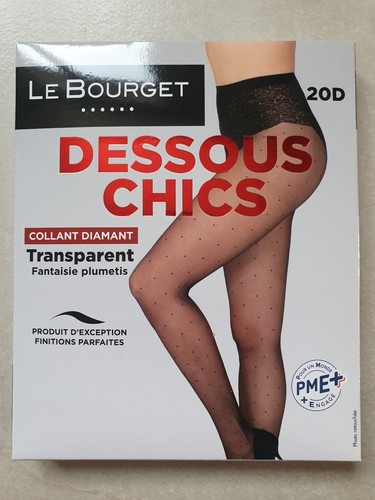 Collant transparent noir 20d - noir,