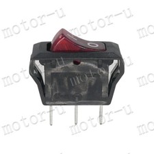 1pc 3-pin Interrupteur à bascule With Red Lamp pour QSC PLX 3402 Amplifier