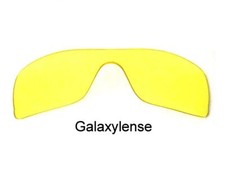 Galaxy Rechange Lentilles Pour Oakley Batwolf Jaune Vision Nocturne 100% Uvab
