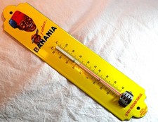 Beau thermomètre émaillé BANANIA moderne - excellent état - COL25BAN001
