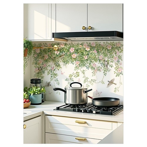 élégant motif fleur vigne - motif,