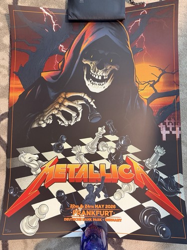 Metallica poster m72 tour - metallica,