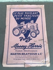 Ancienne petite publicité / Tracteur Pony / Agriculture / Massey Harris