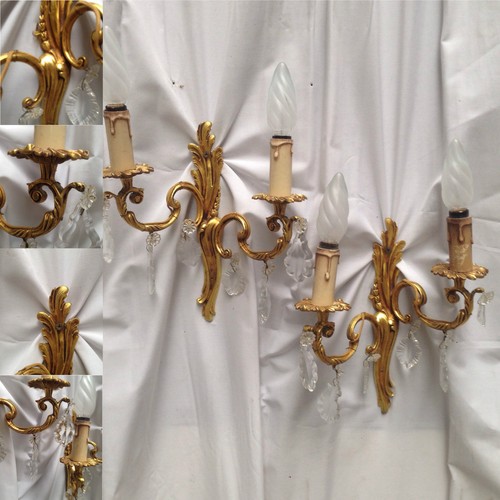 Paire appliques louis xv - ,