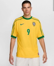 Nike Brazil REISSUE 1998 2024 soccer jersey IB1155-741  SMALL R9 Ronaldo 98