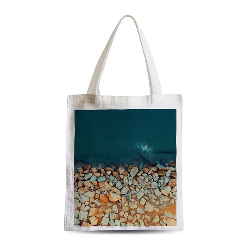 Sac tissu bord - en, mer