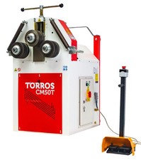Cintreuse à 3 galets électrique avec 2 galets motorisés CM50T