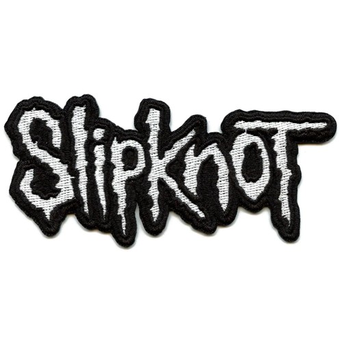 Slipknot nom logo - noir, patch