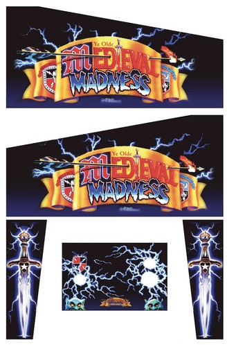 Stickers medieval madness - stickers,