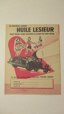 Protège cahier vintage HUILE LESIEUR " gagner le jouet de vos rêves "