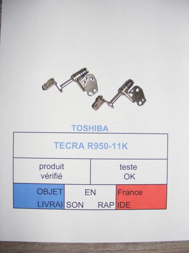Charnières pour toshiba tecra - pour,