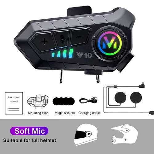 Casque bluetooth moto - casque,