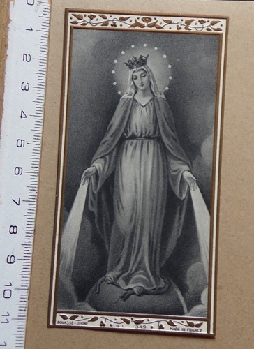 Image pieuse vierge - §,