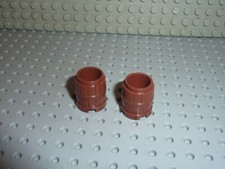 2 x Légo 2489 Barrel RedBrown Tonneau Set 7036/10185/3825/5378/4754/7075/7029...