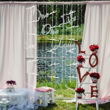  Rideau de perles suspendu à la porte : rideau de porte arqué à motif d'arc,