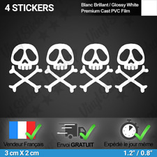 Lot de 4 stickers 3 cm PIRATE
