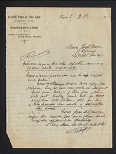 BAGNAC (46) PRUNES MARRONS CHATAIGNES POMMES à CIDRE "RATIE Pére & Fils" en 1913