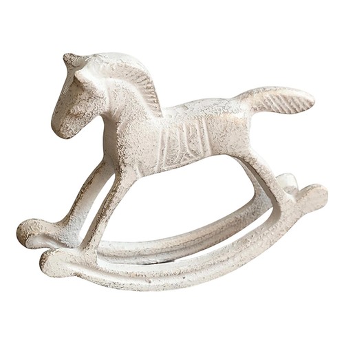 Statue cheval bascule en - statue,